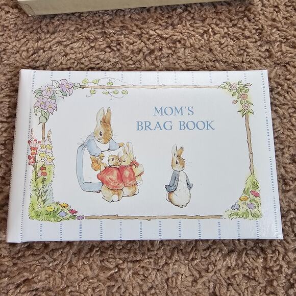 Vintage Beatrix Potter Moms Brag Book Photo Album Peter Rabbit 1990 New in Box - Picture 2 of 10